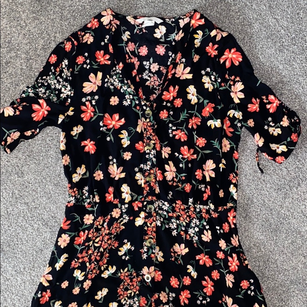 Floral 90s vintage style dress size 8